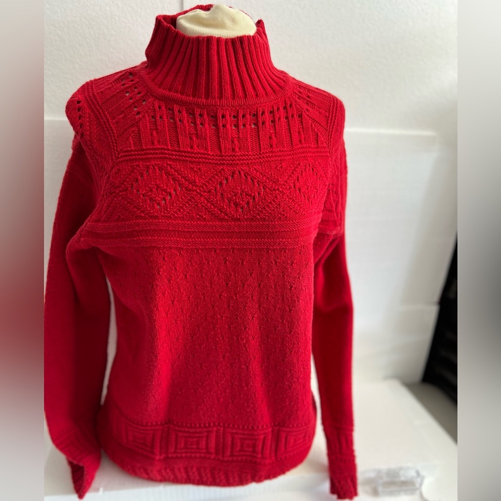 Ladies red sweater